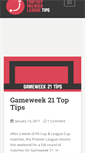Mobile Screenshot of fantasypremierleague.tips